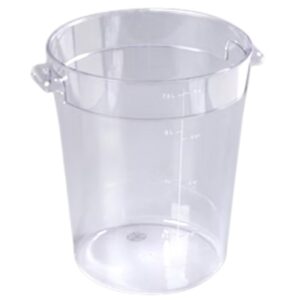 4 Quart Clear Polycarbonate Round Food Storage Container