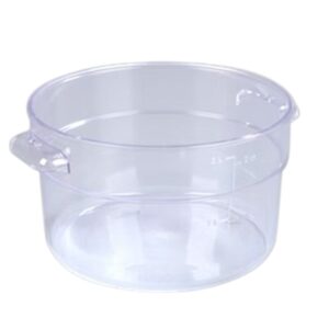 12 Quart Clear Polycarbonate  Round Food Storage Container